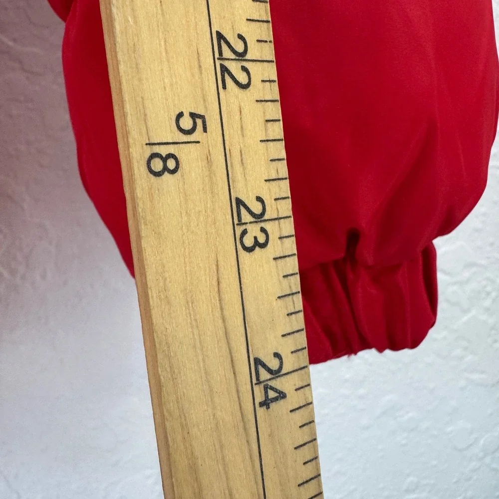 Madden Girl Kids Red‎ Puffer Coat Sherpa Lined Hood Winter Jacket Size M
